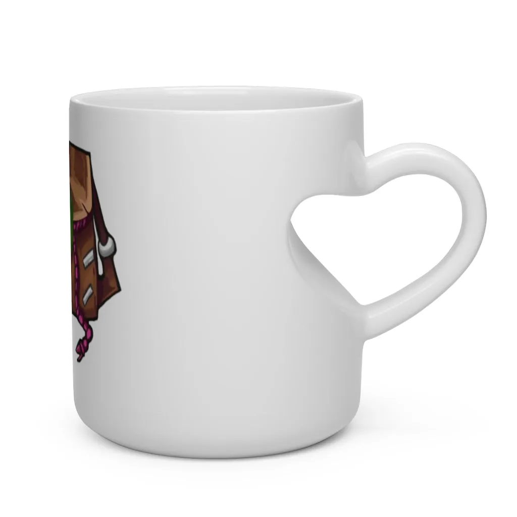 Brown Bag Heart Shape Mug