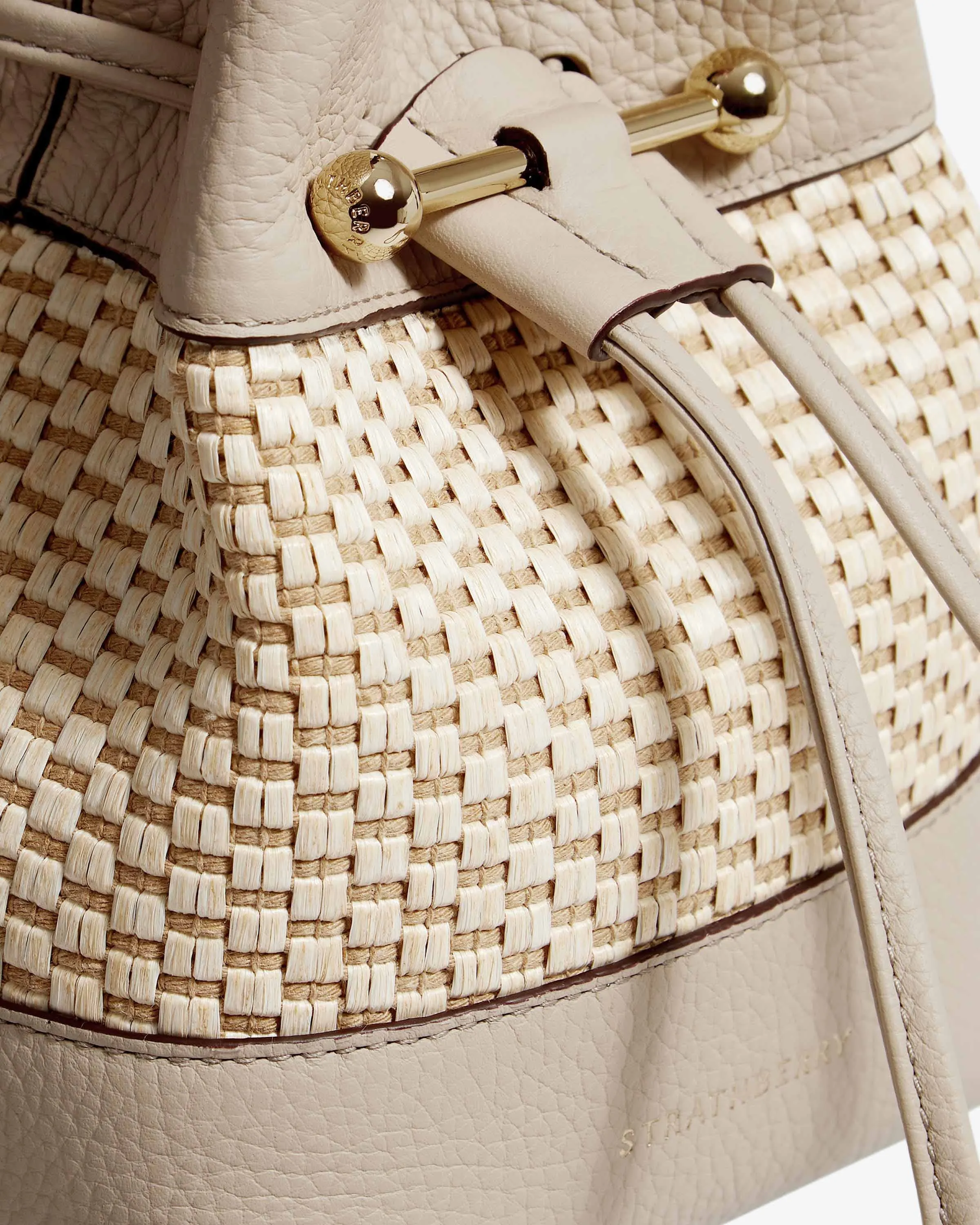 Osette - Cotton Raffia/Leather Oat
