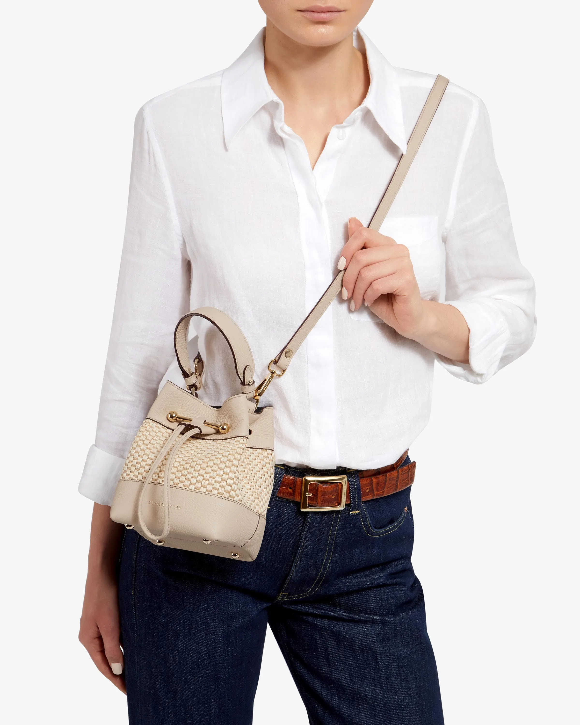 Osette - Cotton Raffia/Leather Oat